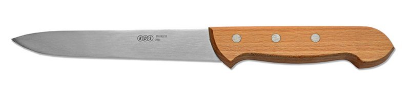 KDS Nůž řeznický středošpičatý dřevo buk 17,5 cm