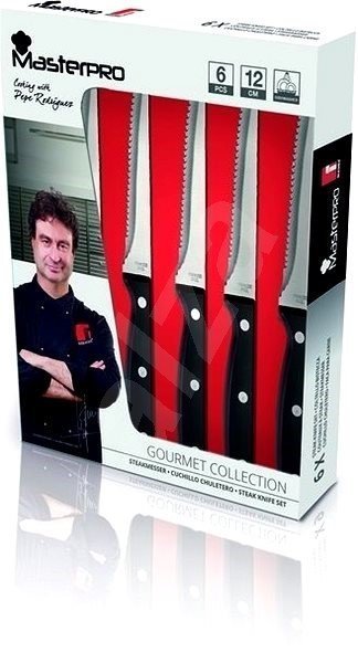 Sada steakových nožů Bergner Master Pro 6 ks
