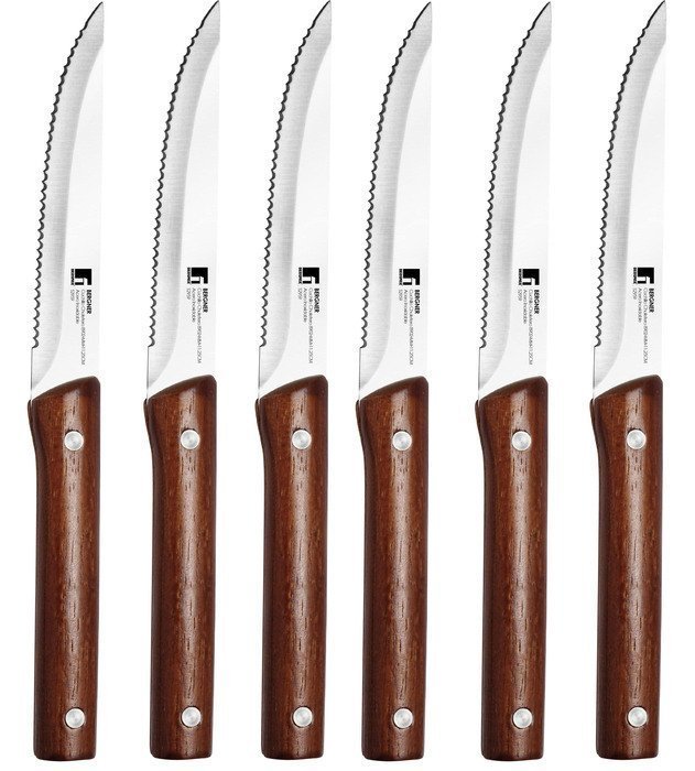 Sada steakových nožů Bergner Nature Gaucho 6 ks