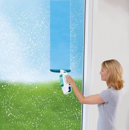 Leifheit Vysavač na okna Window Cleaner + tyč + mop + čistič žaluzií 51003 + 41316