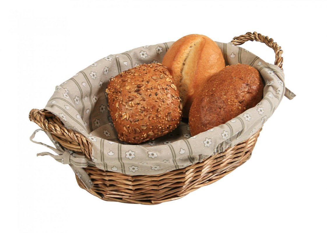 Kesper Košík na chléb oválný s textilní vložkou