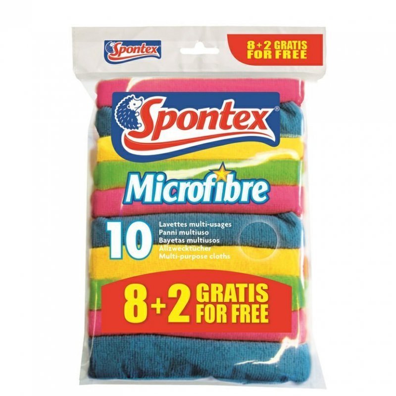 Spontex Microfibre 10. 8+2 ZDARMA