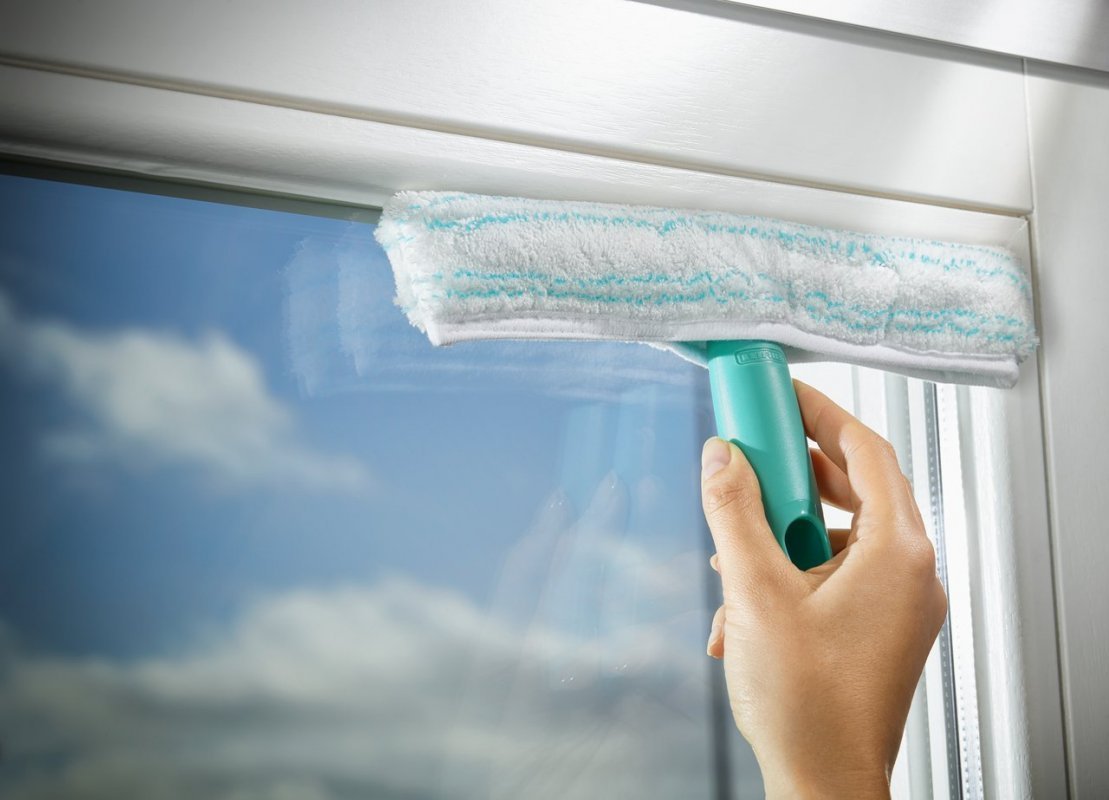 Leifheit Vysavač na okna Window Cleaner s mopem a 43 cm tyčí + Sací hubice 51016