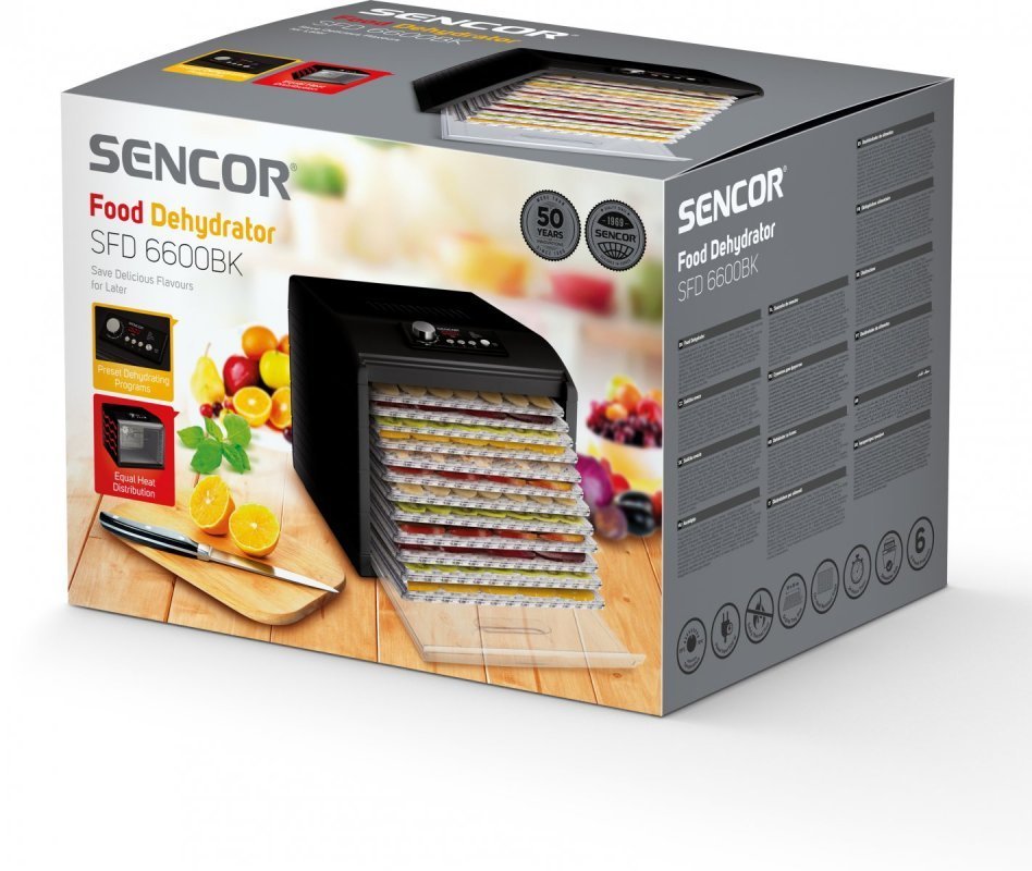 Sencor Sušička ovoce SFD 6600BK