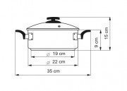 Kolimax Rendlík Comfort s poklicí, průměr 22 cm, objem 3.0 l