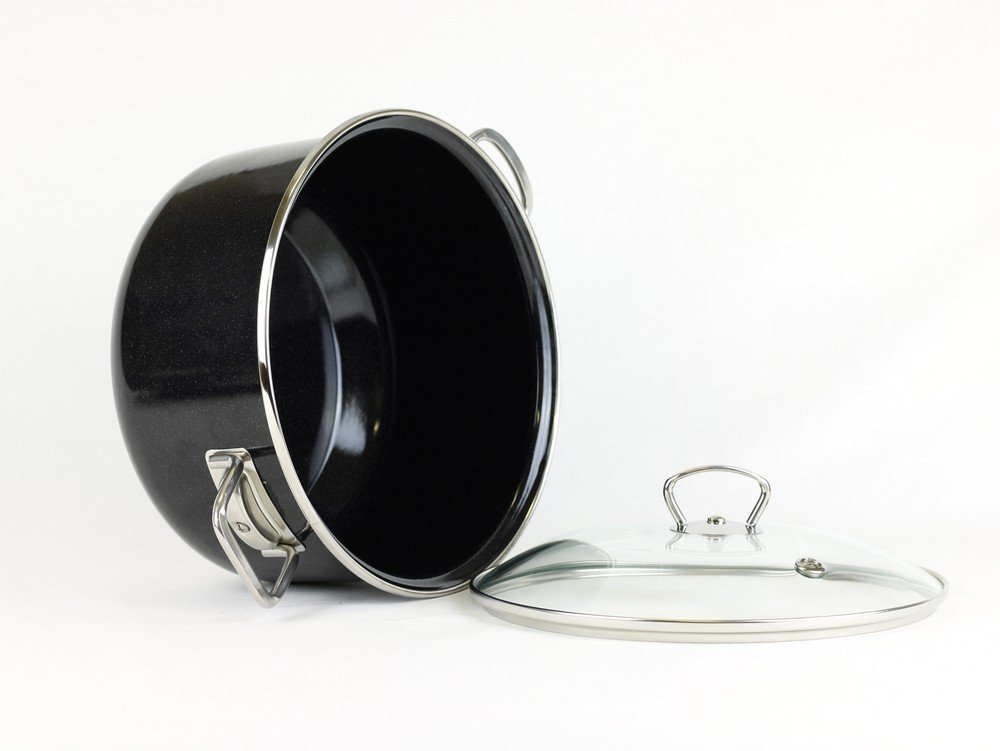 Belis Smaltovaný hrnec se skleněnou poklicí Sfinx Premium 24 cm, 5,5 l