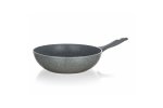 Banquet Pánev Wok s nepřilnavým povrchem Granite Grey 28 cm