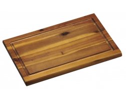 Kesper Krájecí prkénko s dřážkou akátové dřevo 31 x 21 cm