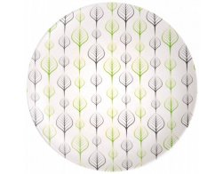 Kesper Plastový talíř s dekorem listů, průměr 25 cm