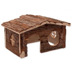 Domek SA dřevěný jednopatrový 28,5x19,5x16,5cm
