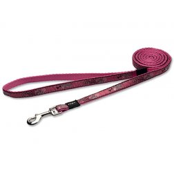 Vodítko Fancy Dress Pink Bone 1,1x180cm