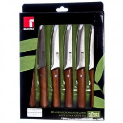 Sada steakových nožů Bergner Nature Gaucho 6 ks
