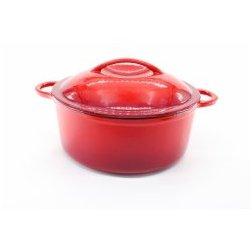 Hrnec litinový Belis + poklice Queen Lite 24 cm 3,8 l