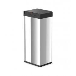 Koš odpadkový hranatý Hailo Big-Box Swing 52 l nerez