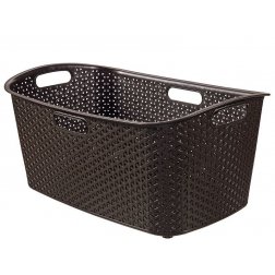 Koš na čisté prádlo Curver My style 47 l tmavě hnědý