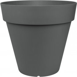 Květináč klasický CITY 40cm, tmavě šedý