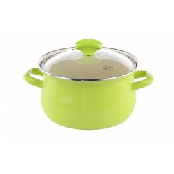 Hrnec smaltovaný Belis Green Line 20 cm 3,6 l