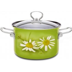 Hrnec smaltovaný Belis Daisy 20 cm 3,6 l