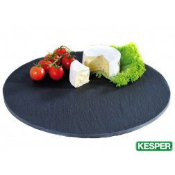 Kesper Břidlicová deska na servírování jídla kulatá 35 cm