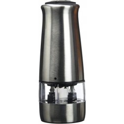 Kesper Elektrický nerezový mlýnek na pepř a sůl 17,5 cm, se dvěma mlecími mechanismy