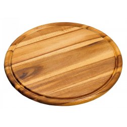 Kesper Kulaté prkénko z akátového dřeva, průměr 25 cm