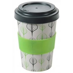 Kesper Kelímek na kávu melaminový s dekorem Listy, 400 ml