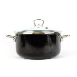 Belis Smaltovaný hrnec se skleněnou poklicí Sfinx Premium 24 cm, 5,5 l