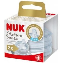 NUK Náhradní pítko Nature Sense 2 ks