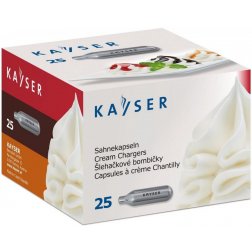 Kayser Šlehačkové bombičky jednorázové 7,5 g, 25 ks