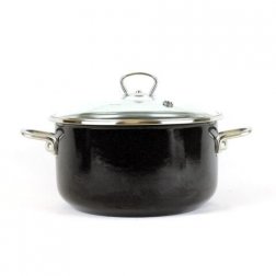 Belis Smaltovaný hrnec se skleněnou poklicí Sfinx Premium 18 cm, 2,2 l