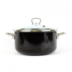 Belis Smaltovaný hrnec se skleněnou poklicí Sfinx Premium 16 cm, 1,5 l