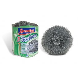 Spontex 3 Steelmax drátěnka kovová