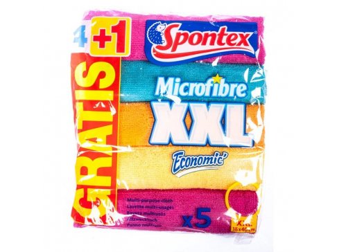 Spontex Microfibre Economic XXL 4+1ks. 