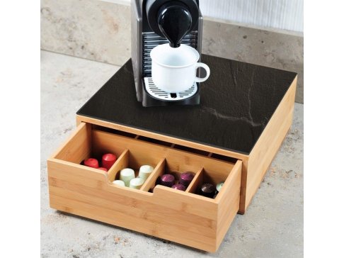 Kesper Box na kávové kapsle / čajové sáčky, Bambus 