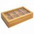 Westmark Krabička na čajové sáčky z bambusu TeaTime 28 x 16 cm