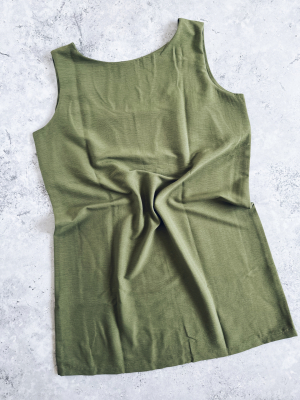 Letní šaty oboustranné - Zelene