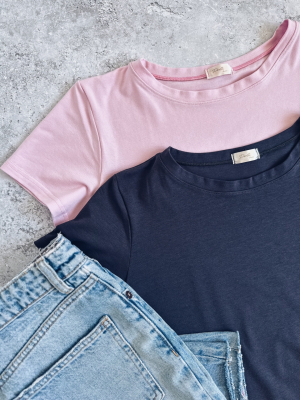 Tričko - Růžové (modal/bavlna)