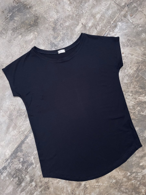 Tričko one size - Černé (viskóza)