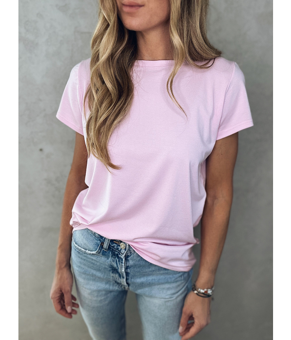 Tričko - Růžové (modal/bavlna) 