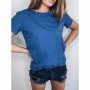 Bavlněné tričko - Modré
