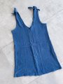 Letní šaty - Modré (mušelín)