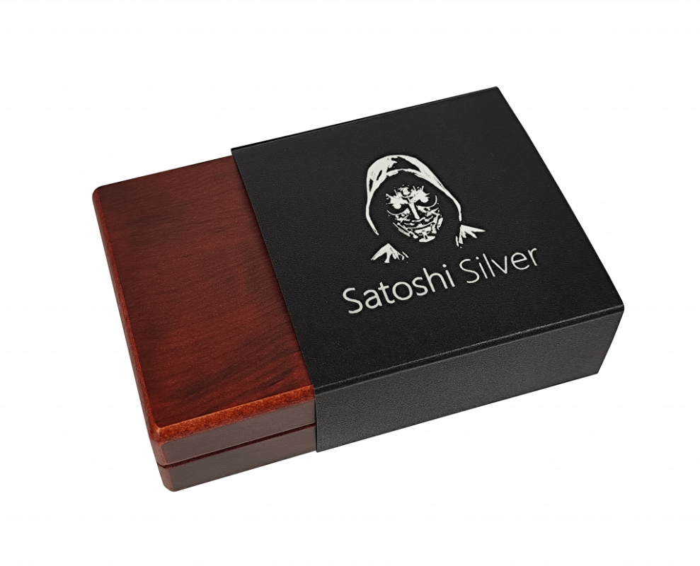 Bitcoin stříbrná medaile 1000 SATS | Satoshi-Silver.cz