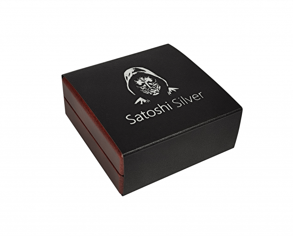 Bitcoin stříbrná medaile 1000 SATS | Satoshi-Silver.cz