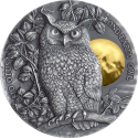 KALOUS UŠATÝ Divoká zvěř v měsíčním svitu 2 oz stříbrná mince 2019