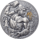 HEPHAESTUS Řecká mytologie 3 oz stříbrná mince 2023