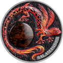 SALAMANDER Kroniky ohně 2 oz stříbrná mince 2024