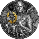 NIKE Řecká mytologie 2 oz stříbrná mince 2024