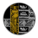 PHOENICIA Dark Proof 2 oz stříbrná mince 2024