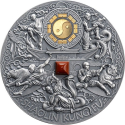 ŠAOLIN KUNG-FU Styly bojových umění 5 oz stříbrná mince 2024