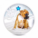 BOXER PES Kočky a psi 1 oz stříbrná mince 2013